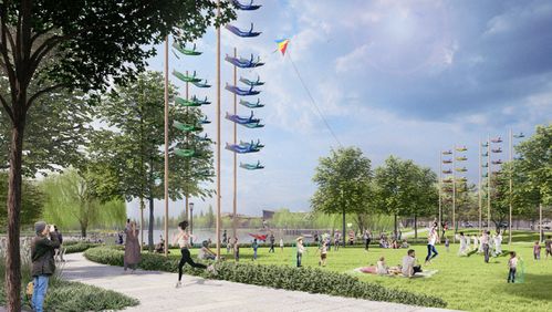 召稼樓曉煙湖公園啟動建設,來看規劃效果圖